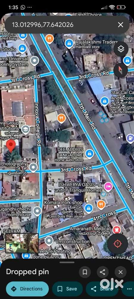 Residential plot 700Sqft  in Subbanapalya 80 ft road