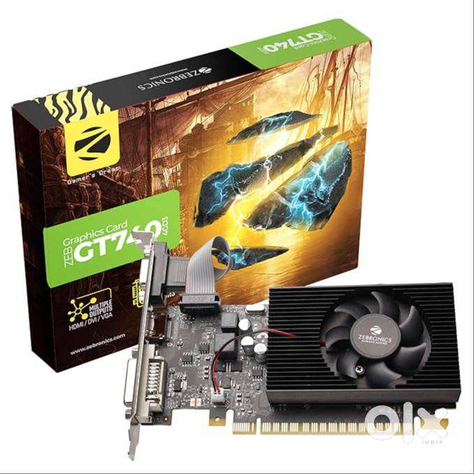 ZEBRONICS GT740 4gb Gddr3 Graphics Card