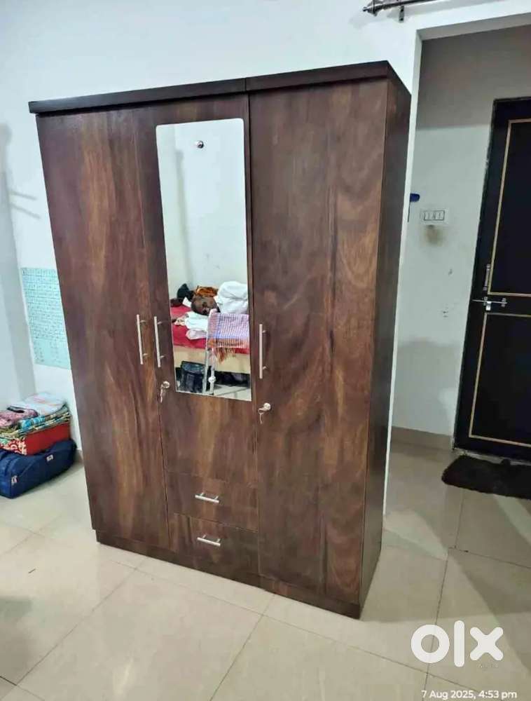 Three door wardrobe new