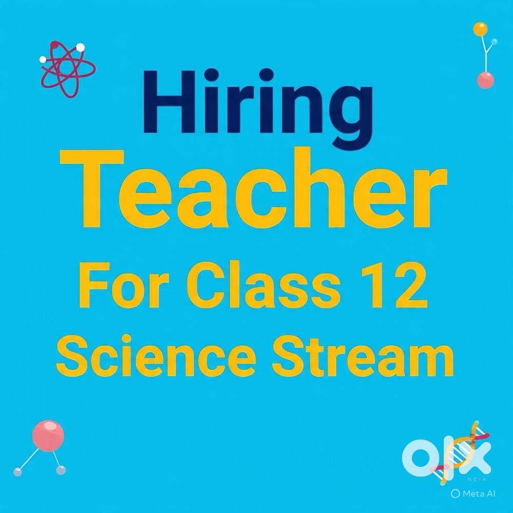 Requirement of online teacher for class 12 science stream