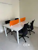 Brand new office workstation with complete installation