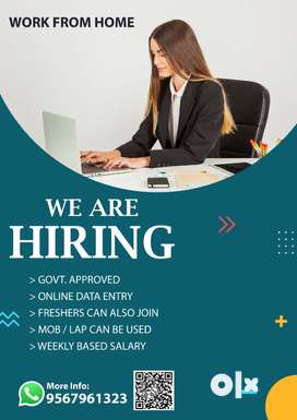 ~WORK FROM HOME + MOBILE TYPING ~~ WEEKLY BASED SALARY ASSURED ~\\