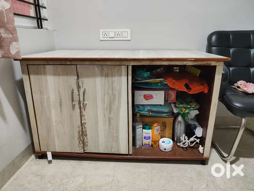 Study table cum small cupboard