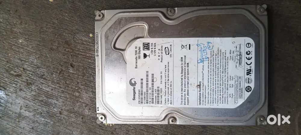 Hard disk and ram