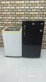 Huge discount on combo of single door fridge & top load with transport