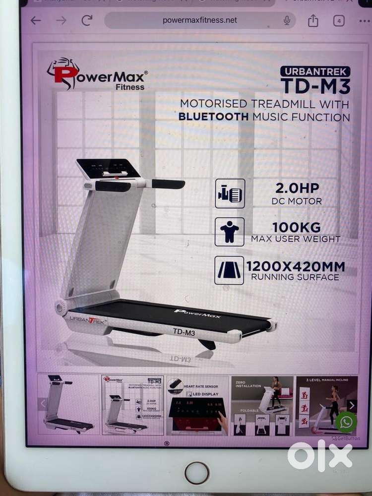 Treadmill with Bluetooth Music