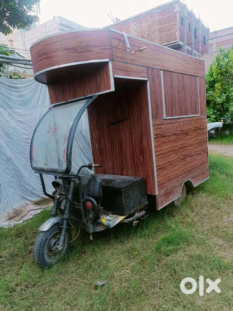 Erickshaw with food  counter