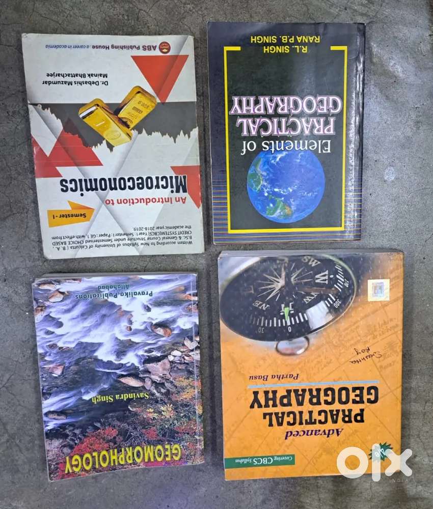 Geography Books for B.A. & Scientific Calculator,  Graphical Set.