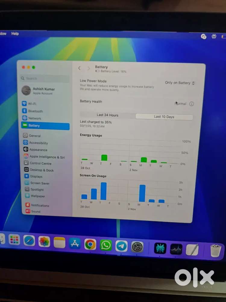 Apple mackbook pro 2020 m1