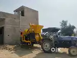 Concrete mixer with pump
