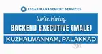 Backend Executives (Male Only) - Kuzhalmannam, Palakkad
