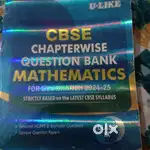 It is a maths question bank book for class 9th by u-like