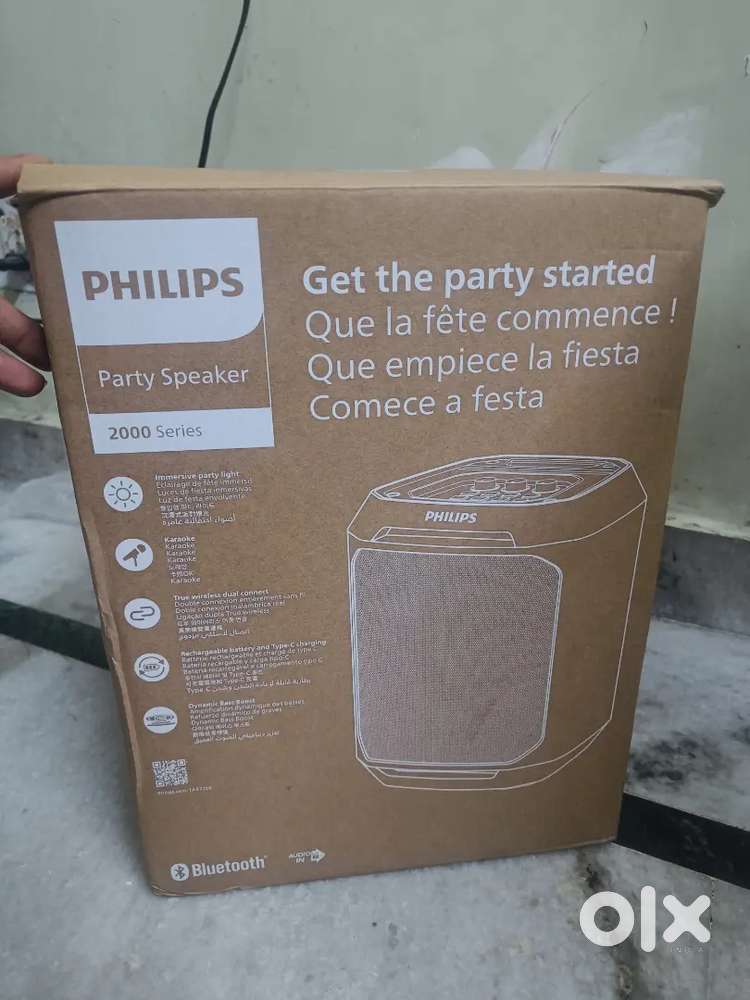 Philips a bluetooth home theater and a party speaker