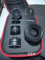 8 in 1 Mobile Phone Camera Lens Kit (Black)