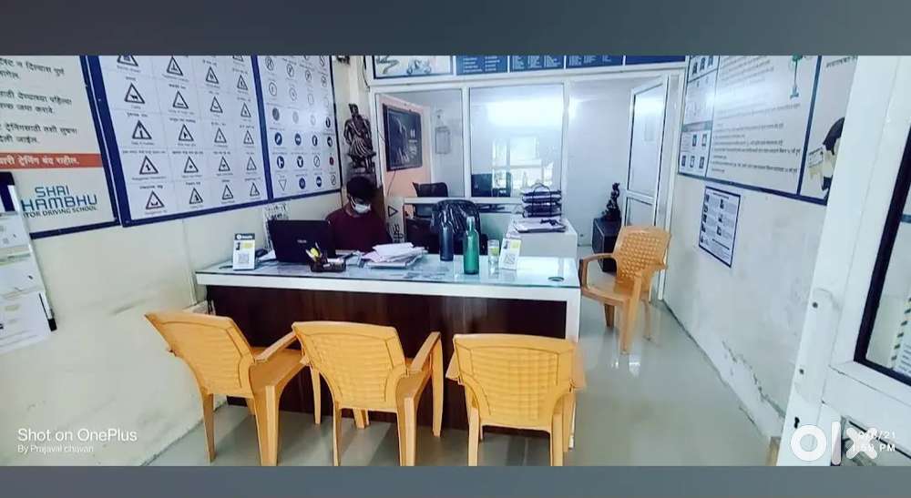 Driving school enquiry and computer operator