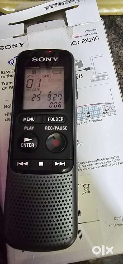 Voice recorder.. Sony brand