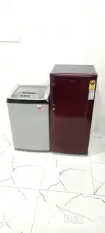 Haier 5star single door and LG top load washing machine with warranty