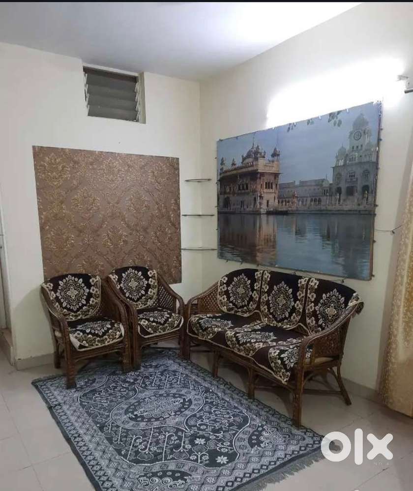 Well maintained furnished flat under 23 lakh