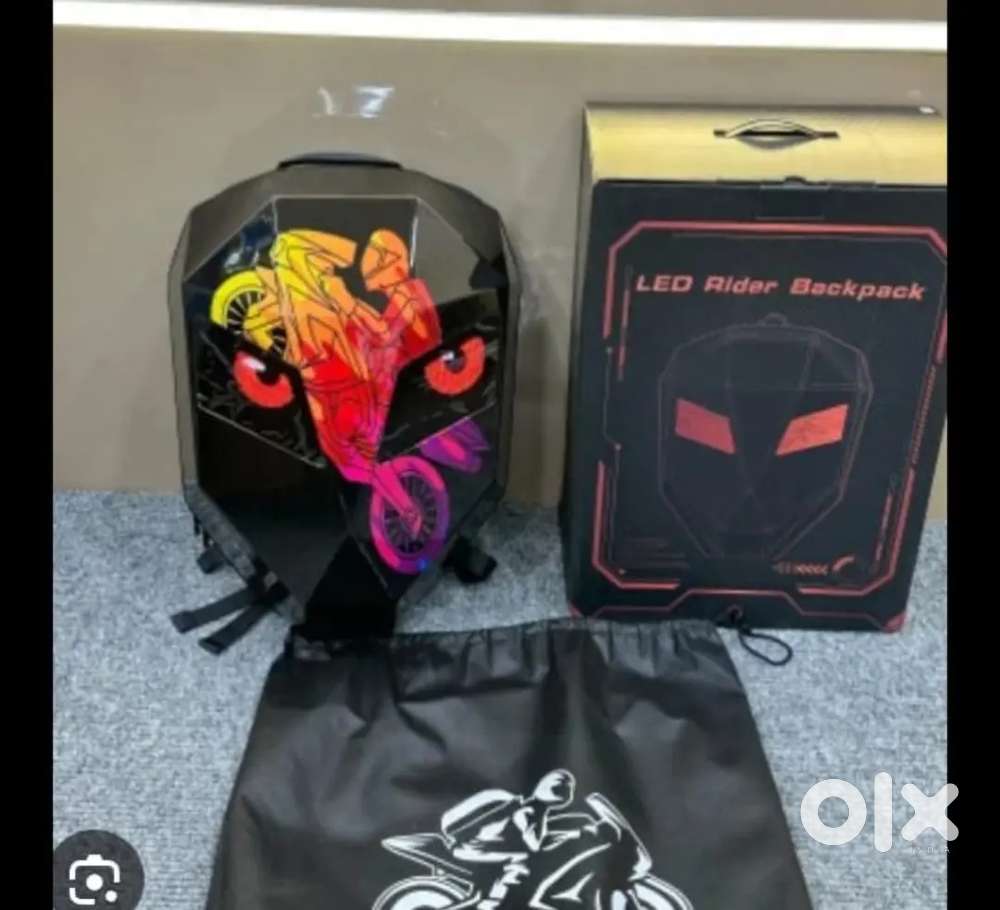 Led Bag Akshay Kumar  Biker Bag  Devil Eye bag  Rider bag