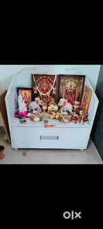 Pooja cupboard with draw