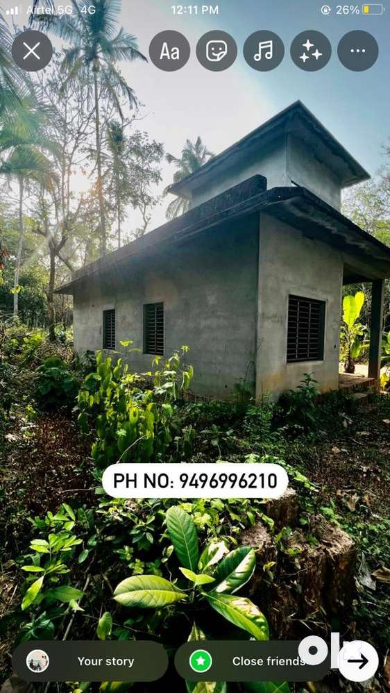 Home for Sale with 8 cent land at Chalode Kannur