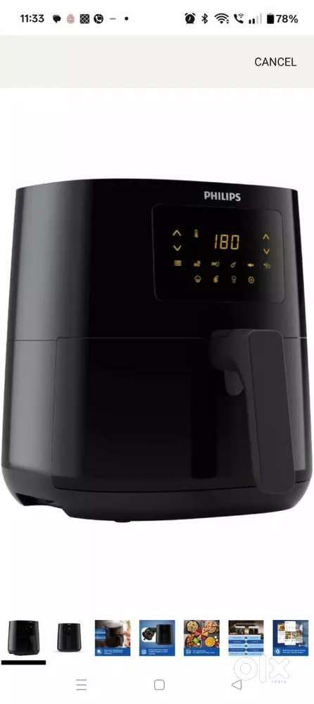 Almost new Philiphs Air Fryer 4.1 liter