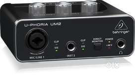 Audiophile 2x2 USB Audio Interface with XENYX Mic Preamplifier