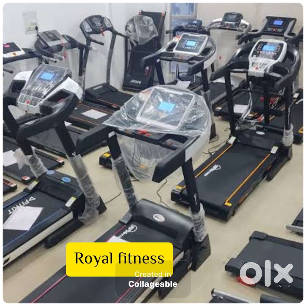 All gym equipment treadmill and Exercise cycle available
