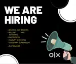 WE ARE HIRING SUPERVISOR EXECUTIVE FOR WAREHOUSE