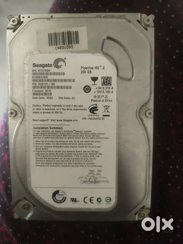 Seagate 250 gb desktop