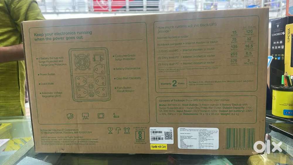 UPS (APC Back-UPS BX1100I-IN