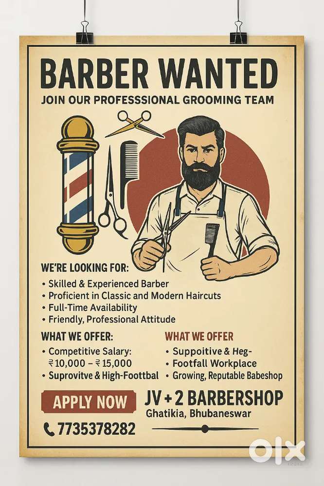 Barber , Hairstyle