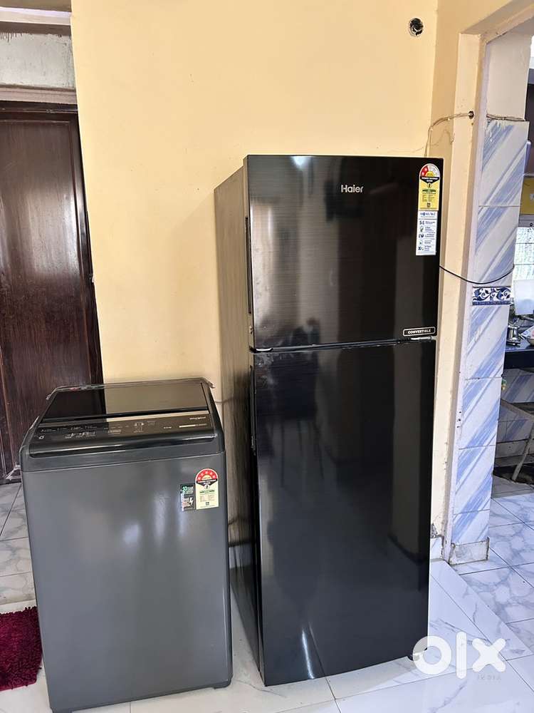 Haier double door fridge 258 litre (gross ) in excellent condition