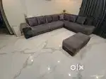 L shape 10 seater sofa with pillows