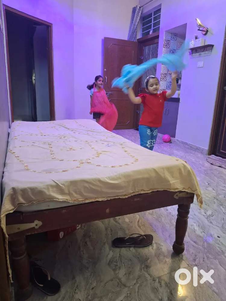 3500 /- singal bed with mattress,