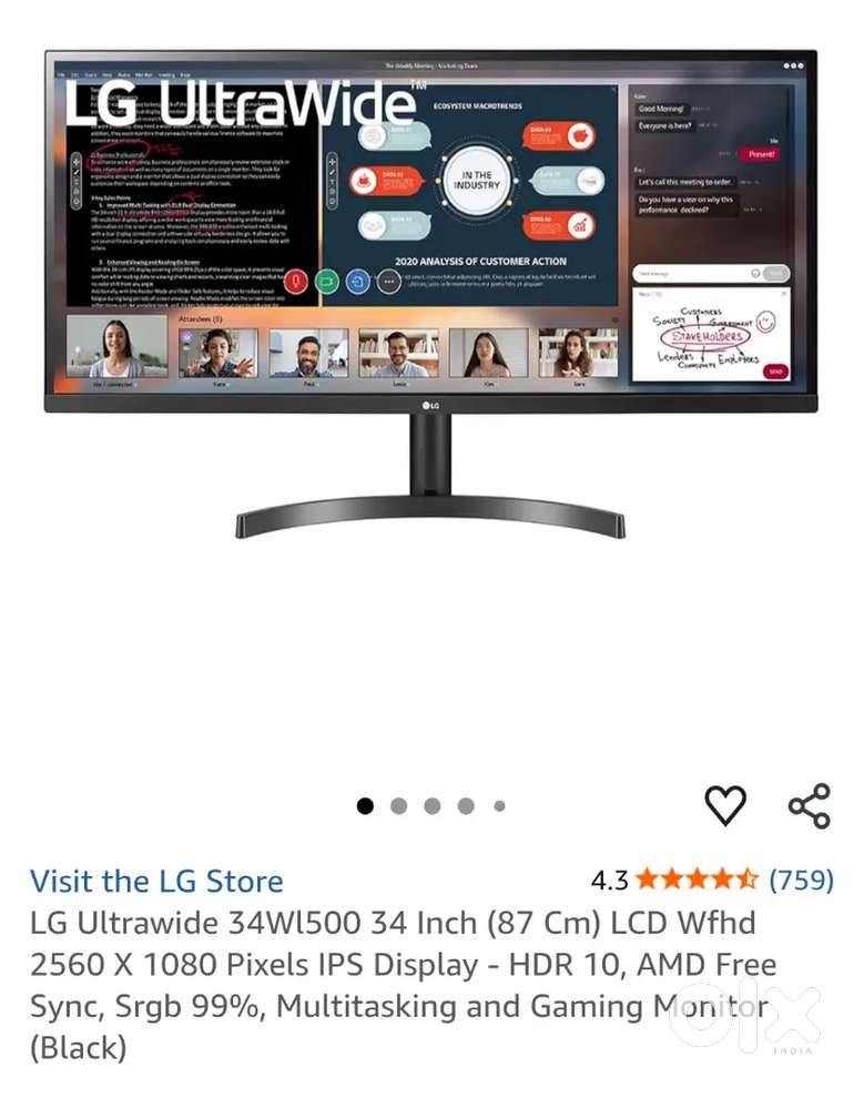 LG 34 ultra wide monitor + mechanical keyboard free