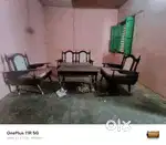 Old Premium wood sofa set