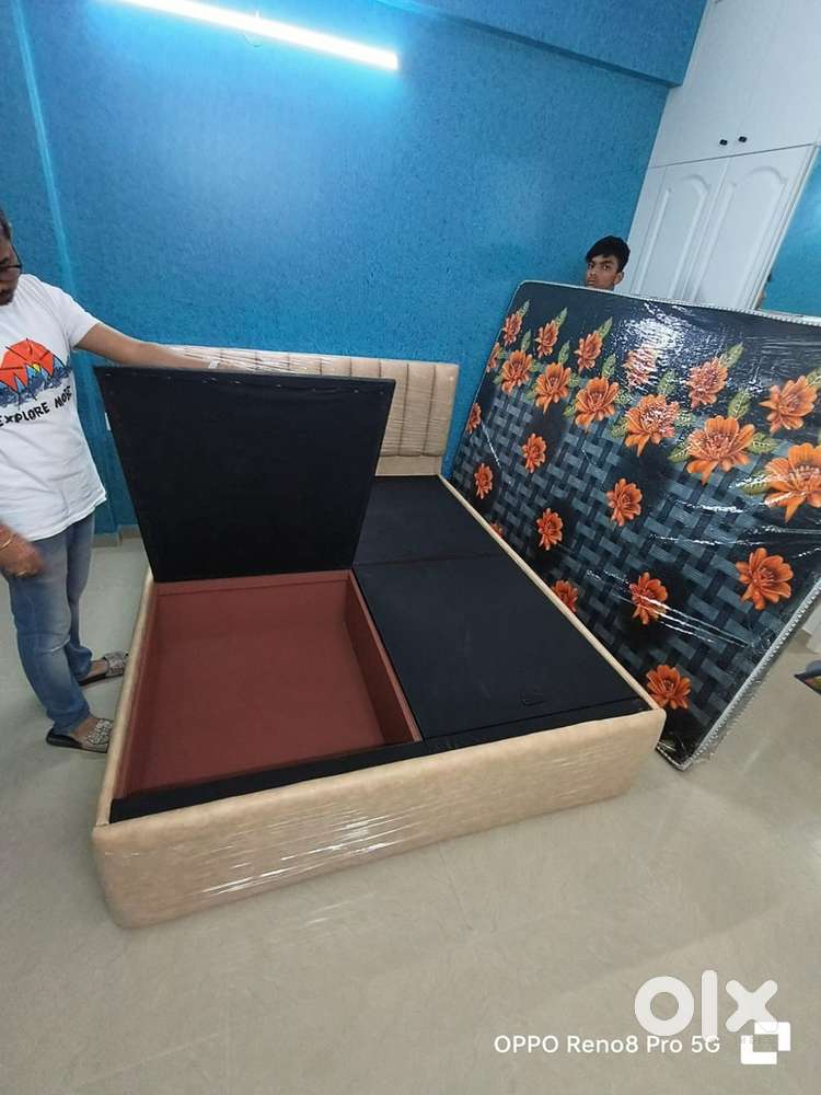 Queen size storage bed