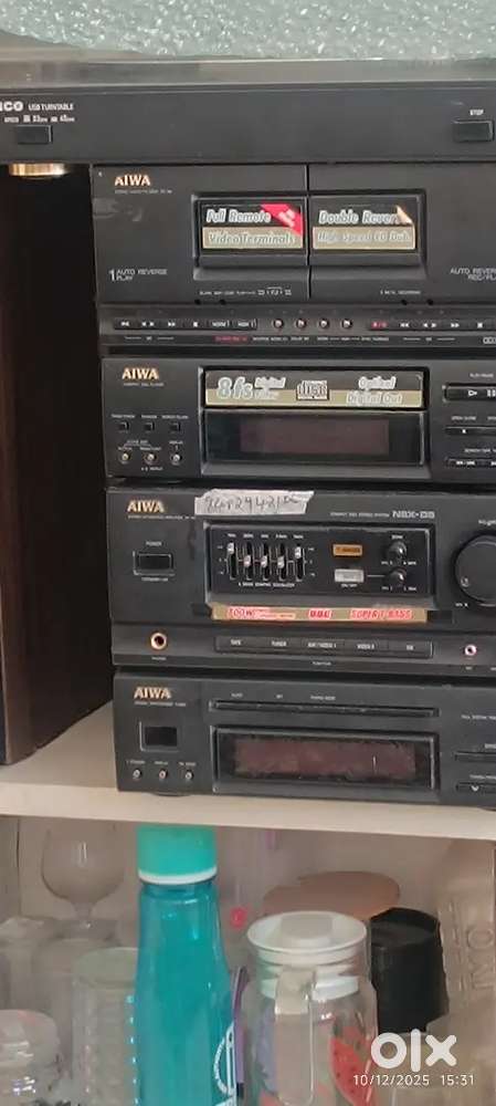 /AIWA ANTIQUE RADIO& NATIONAL PANASONIC SPEAKER WORKING CONDITION