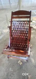 Teak wood Reclining Chair & Teak Wood Rocking Chair
