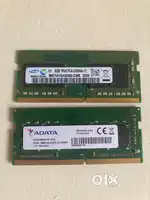 2 - 8 GB DDR4 laptop RAM stick