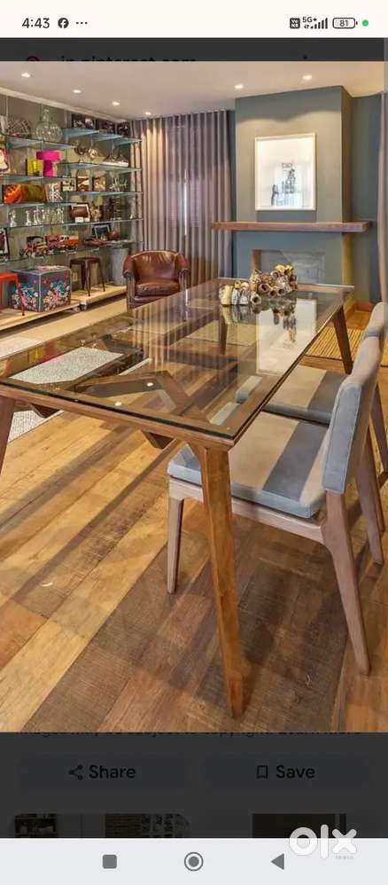 Gilaas dinig table 6 sitter