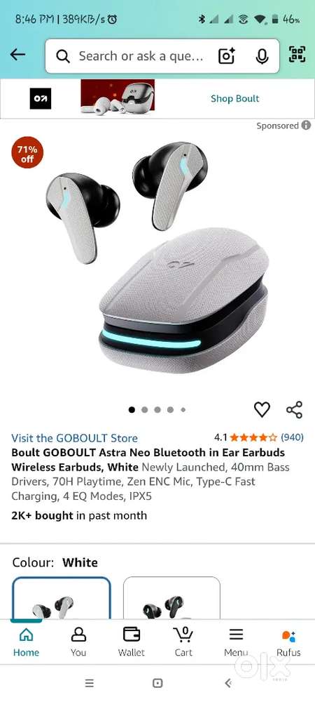 Go Boult Astra Neo Bluetooth Earbuds