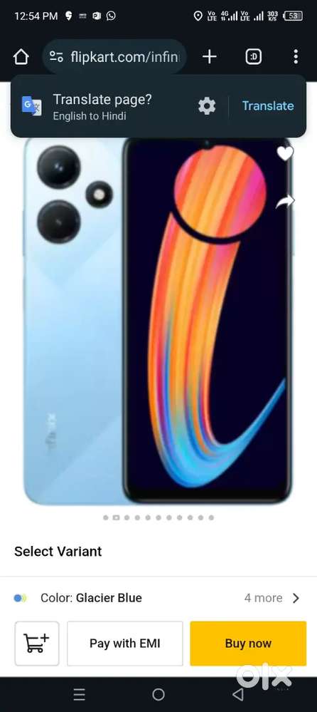 Infinix x669c 8/128