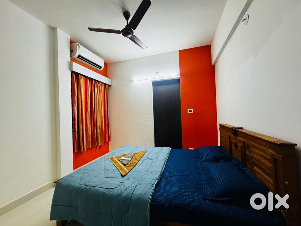 Ac rooms for rent  in flat sharing for girls