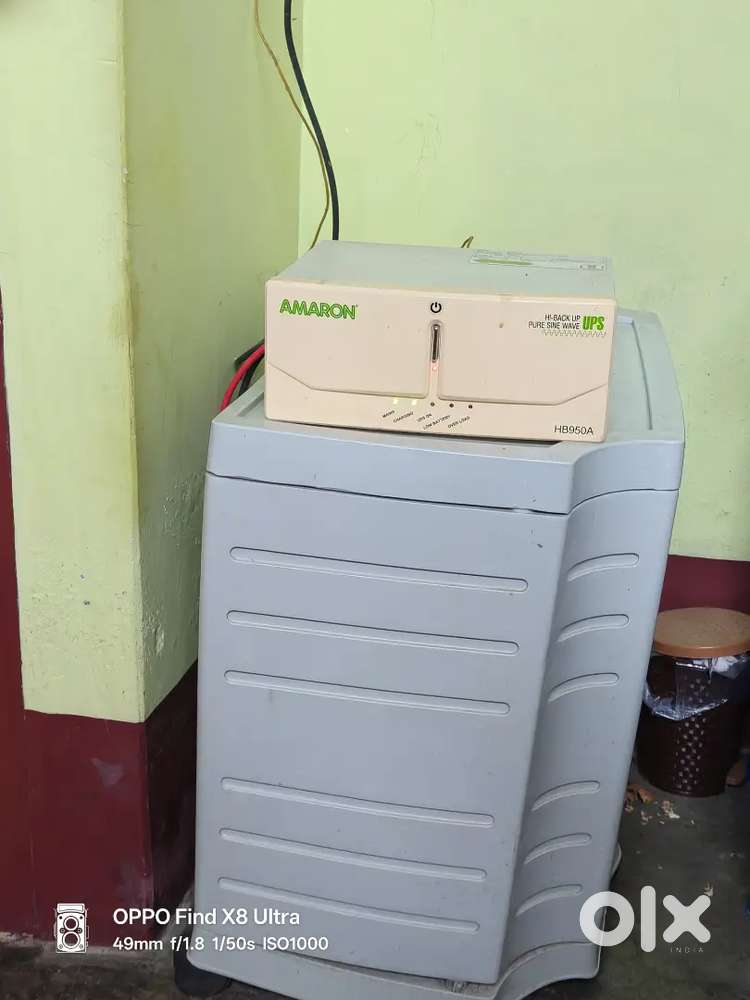 One LG 43 INCH TV & ONE AMARON INVERTER WITH EXIDE TUBULAR BATTERY