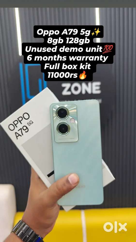 Oppo a79 5g 8gb 128gb unused condition 6 months warranty lowest price