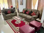 Recliner sofa wih ottoman