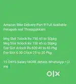 Loadshare Amz delivery job Perugudi