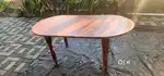 Wooden big 5/3  dining table only